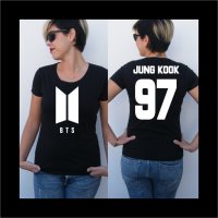 Мъжки и Дамски тениски BTS JUNG KOOK K-POP - 3 МОДЕЛА! Или с твоя идея!, снимка 3 - Тениски - 24055761