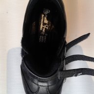 Детски обувки от естествена кожа, черни с лепенки, ортопедични, снимка 5 - Детски маратонки - 9666560