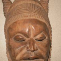  Стара Юруба маска-Нигерия, снимка 6 - Антикварни и старинни предмети - 23590673