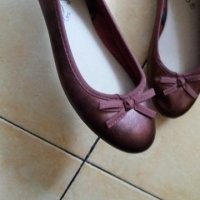 Дам.обувки-/изк.кожа/-№40-цвят-кафяво-бордо-/металик/., снимка 4 - Дамски ежедневни обувки - 22385521