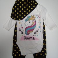Нов бебешки комплект Еднорог, снимка 1 - Комплекти за бебе - 23255360