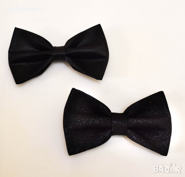 ЧЕРНА ПАПИОНКА. БУТИКОВИ ЧЕРНИ ПАПИОНКИ. ЛЪСКАВА/МАТОВА ЧЕРНА С БРОКАТ ИЗРАБОТКА В ЦВЯТ ПО ЖЕЛАНИЕ, снимка 1