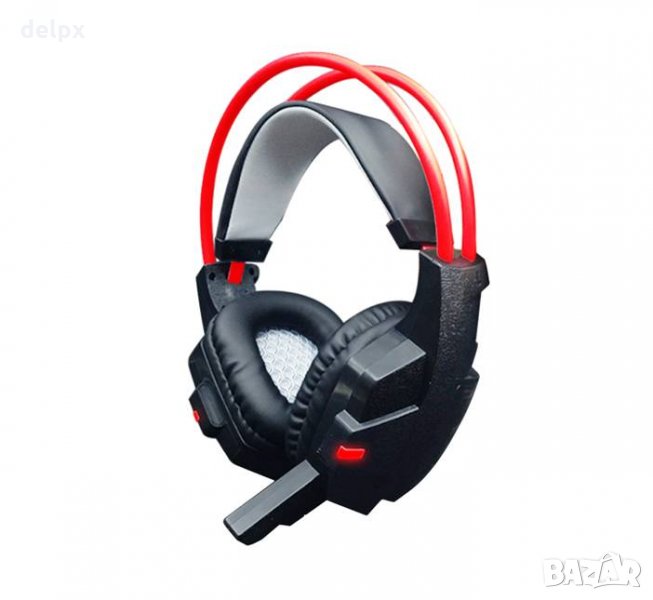 Слушалки геймърски HG-4 стерео кожени с микрофон 115dB, снимка 1