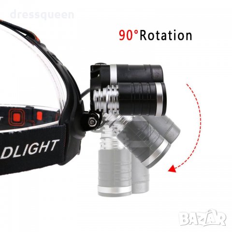 1868 Челник с 3диода1хT6 =2xCREE XPE, снимка 6 - Друга електроника - 23453020