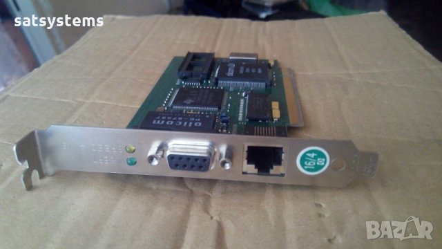 PCI 16/4 token ring network adapter card Olicom OC-3137, снимка 2 - Мрежови адаптери - 22874711