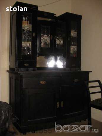 Маса скрин табуретка антични, снимка 3 - Секции и витрини - 15404333