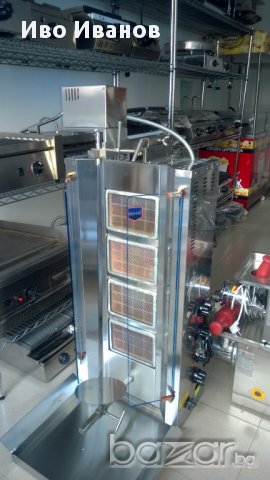 Газов дюнер с четири хоризонтални горелки и стъклени вратички, снимка 9 - Друго търговско оборудване - 12708715