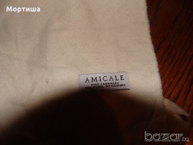  AMICALE 100% кашмирен шал, снимка 4 - Шалове - 19914202