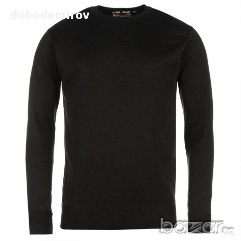 Нов мъжки пуловер Lee Cooper Crew Knit Jumper, оригинал, снимка 1