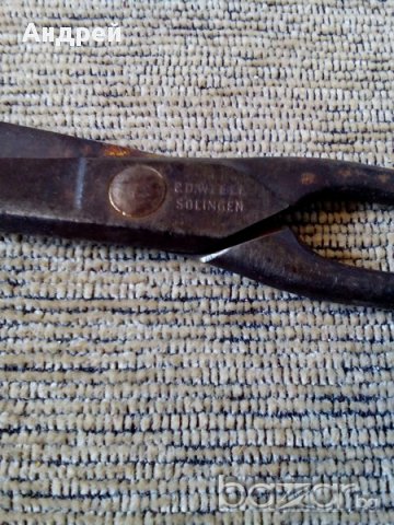 Стара ножица P.D.WITTING SOLINGEN, снимка 5 - Антикварни и старинни предмети - 17989589