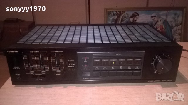 toshiba sb-m37 stereo amplifier-made in japan-внос швеция, снимка 3 - Ресийвъри, усилватели, смесителни пултове - 25392056