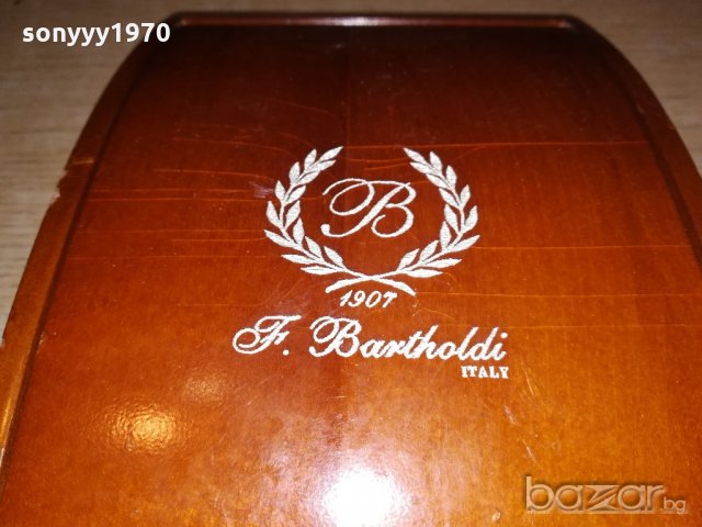 bartholdi-italy-кутия за пури-внос швеицария-21х12х5см, снимка 12 - Антикварни и старинни предмети - 21073912