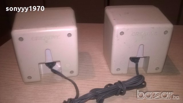 creative-колони 2бр 9х9см-внос швеицария, снимка 10 - Тонколони - 18737217