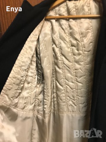 Мъжко дълго палто от вълнен плат за висок мъж, снимка 4 - Палта - 24010083