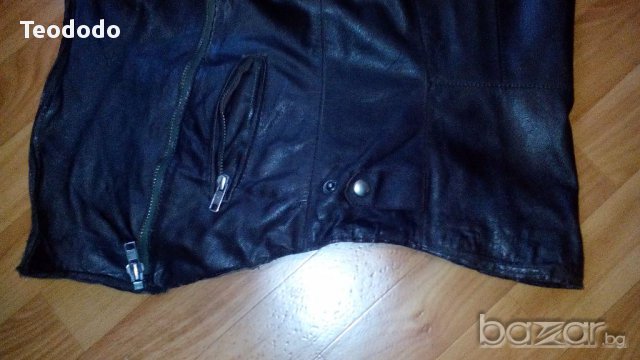 Естествена кожа яке, снимка 7 - Якета - 16481594