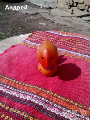 Стара играчка папагал #2, снимка 2 - Антикварни и старинни предмети - 24835856