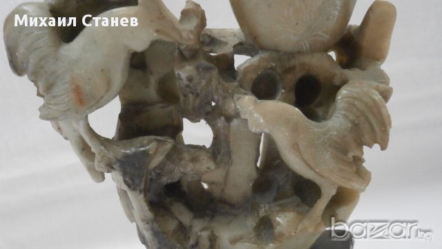 Стенна ваза 19-ти век , сапунен камък , снимка 12 - Антикварни и старинни предмети - 13774010