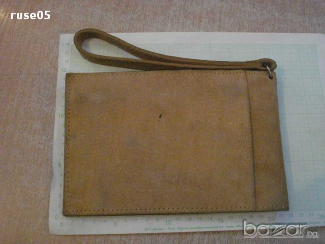 Хюмнетка от естествена кожа от магазин "СБХ" от соца, снимка 4 - Чанти - 10639816