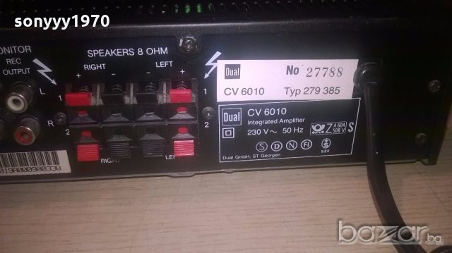 dual cv6010 amplifier-внос швеицария, снимка 6 - Ресийвъри, усилватели, смесителни пултове - 19133926