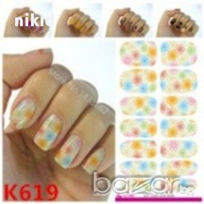 татос ваденки водни стикери за нокти нови, снимка 4 - Продукти за маникюр - 14424023