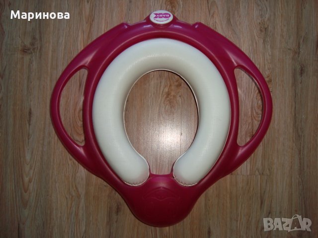 OK BABY Седалка за тоалетна чиния ПИНГУО+подарък играчка, снимка 2 - За банята - 22967355