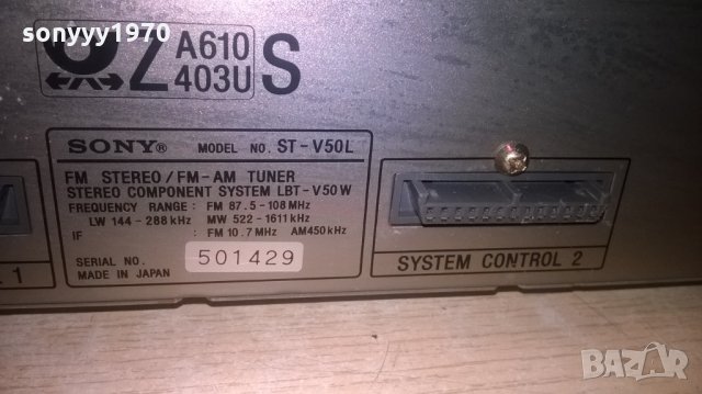 sony st-v50l stereo tuner-made in japan-внос швеицария, снимка 10 - Ресийвъри, усилватели, смесителни пултове - 23869432