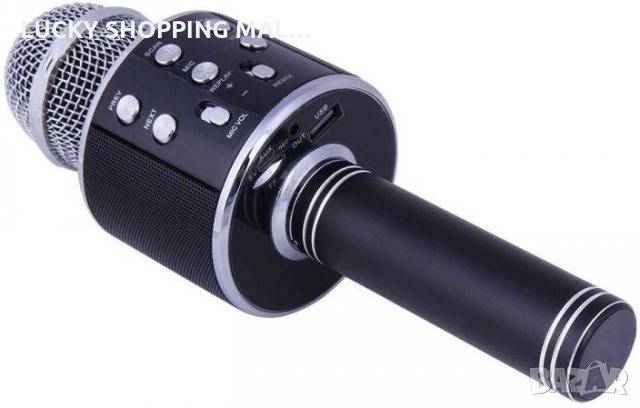 Безжичен блутут караоке микрофон с вграден говорител, снимка 10 - Тонколони - 21158150