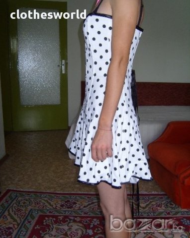Стилна секси рокля тип корсет с метални банели, снимка 4 - Рокли - 11689850