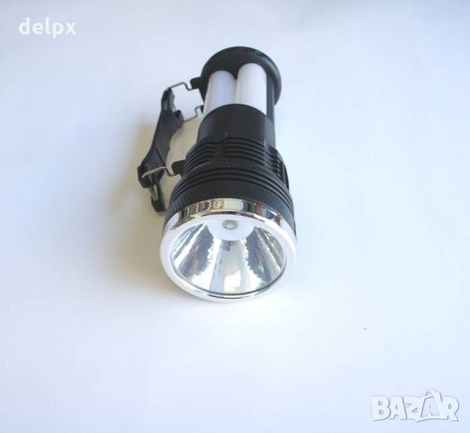 Къмпинг LED фенер с акумулаторна батерия и соларно зареждане, снимка 1 - Къмпинг осветление - 23258129