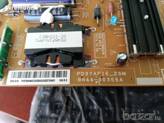 Power Supply Board PD37AF1E_ZSM BN44-00355A, снимка 2 - Части и Платки - 19214429