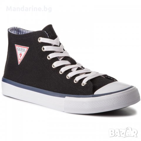 ПРОМО 🍊 GUESS 🍊 Мъжки спортно елегантни кецове BLACK LOGO № 41-42-43 нови с кутия, снимка 2 - Ежедневни обувки - 25738439