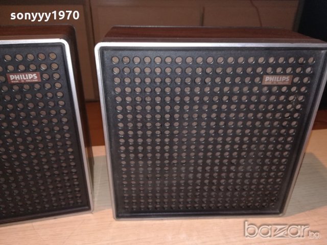 philips made in holland-23х23х11см-внос франция, снимка 11 - Тонколони - 21335629