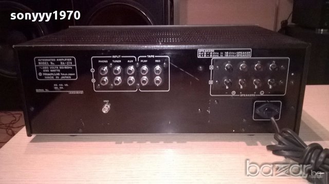 Hitachi ha-270 amplifier-made in japan-внос швеицария, снимка 13 - Ресийвъри, усилватели, смесителни пултове - 15259334