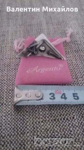 Комплект колие , обеци и брошка., снимка 8 - Бижутерийни комплекти - 11262598