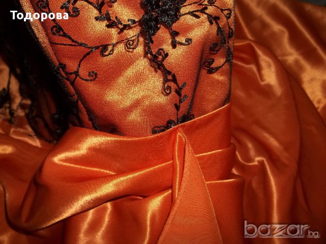 Официална дълга дамска дълга рокля бюстие със шлейф №  Л, снимка 10 - Рокли - 14572109