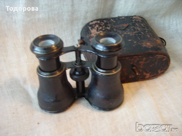 Старинен военен бинокъл, снимка 4 - Антикварни и старинни предмети - 17135964