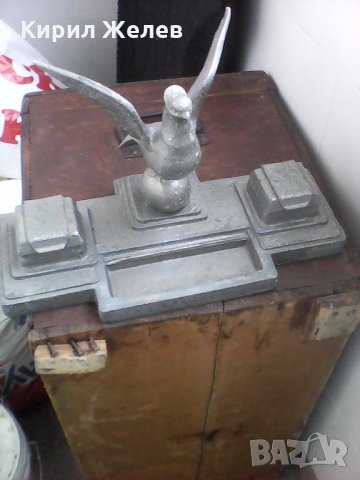 Стара рядка метална мастилничка 366225, снимка 2 - Антикварни и старинни предмети - 23637701