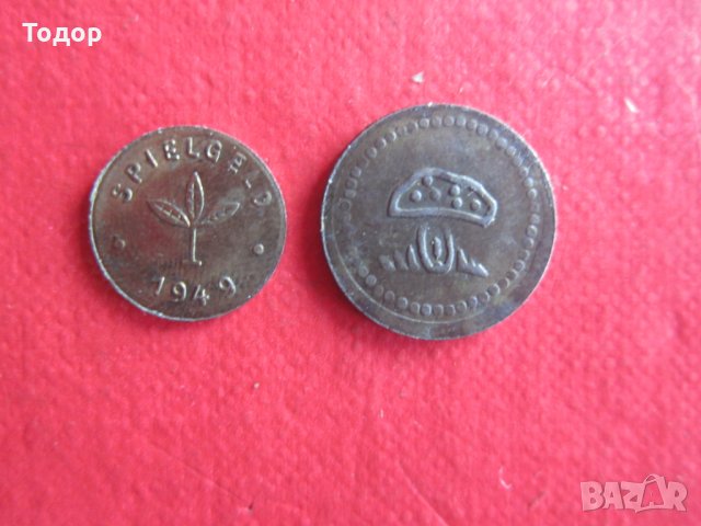 Стар немски жетон монета стари жетони , снимка 5 - Колекции - 26065901