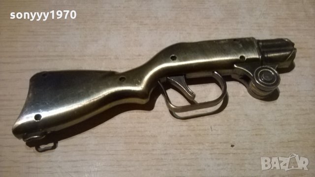 метална пушка-запалка-19х6см, снимка 4 - Колекции - 24080215