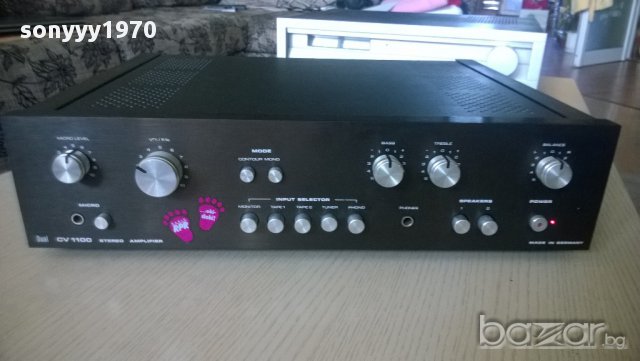 dual cv-1100 stereo amplifier-внос швеицария, снимка 1