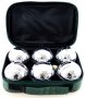 Комплект 6 топки за петанк от хромирана стомана нови, снимка 1 - Други игри - 24045435