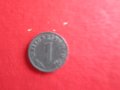 1 пфеннинг 1940 свастика грешка куриоз, снимка 2