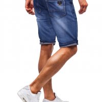 Къси мъжки дънки X40, снимка 8 - Къси панталони - 25374216