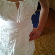 красива бяла рокля хс-с  , снимка 3 - Рокли - 7871983