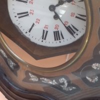 Старинен стенен механичен часовник, снимка 4 - Антикварни и старинни предмети - 22832489