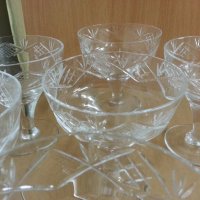 Кристални чаши за вино гравирани, снимка 10 - Сервизи - 22662075