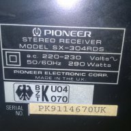 pioneer sx 304rds-290watts-made in u.k.-внос швеицария, снимка 17 - Ресийвъри, усилватели, смесителни пултове - 8259097