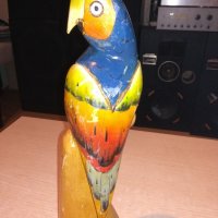 ретро колекция-папагал-дърво/лак-33х10см-внос франция, снимка 10 - Антикварни и старинни предмети - 20245035