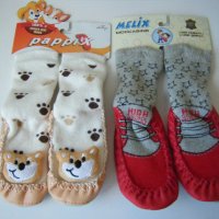 Чорапи с кожа, снимка 1 - Бебешки обувки - 20956423