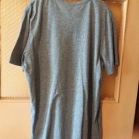 Мъж.тениска-"JACK & JONES"/-полиестер+памук+вискоза/-синя. Закупена от Германия., снимка 2 - Тениски - 21861788